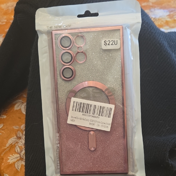 Unsure Other - S22U Pink Glitter Phone Case NWT